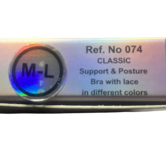 Sankom Support and Posture Bra Wine Lace #074 Size M-L - Picture 4 of 4